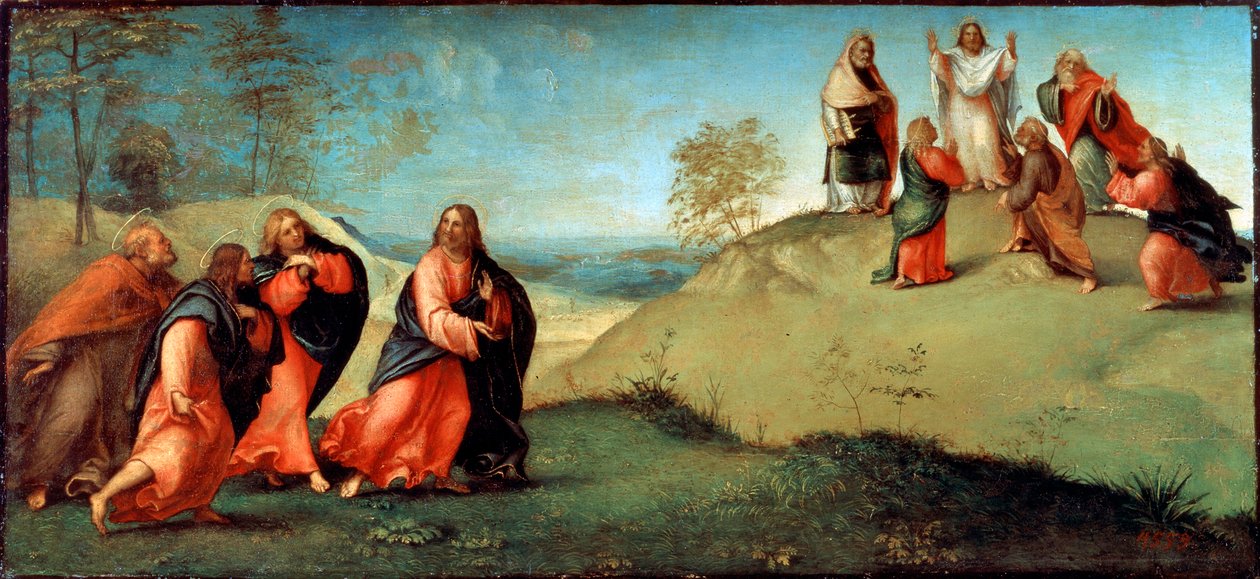 Kristus som leder apostlene til Tabor-fjellet, 1512. av Lorenzo Lotto