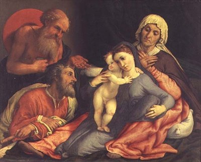 Hellige familie av Lorenzo Lotto