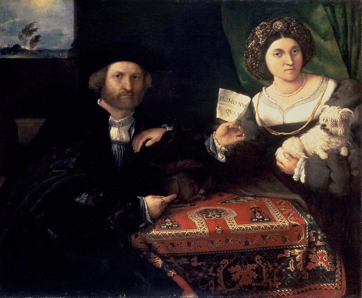 Mann og kone, ca. 1523 av Lorenzo Lotto