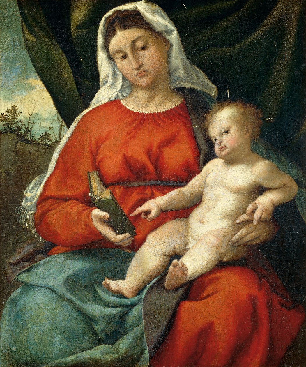 Madonna og barn av Lorenzo Lotto
