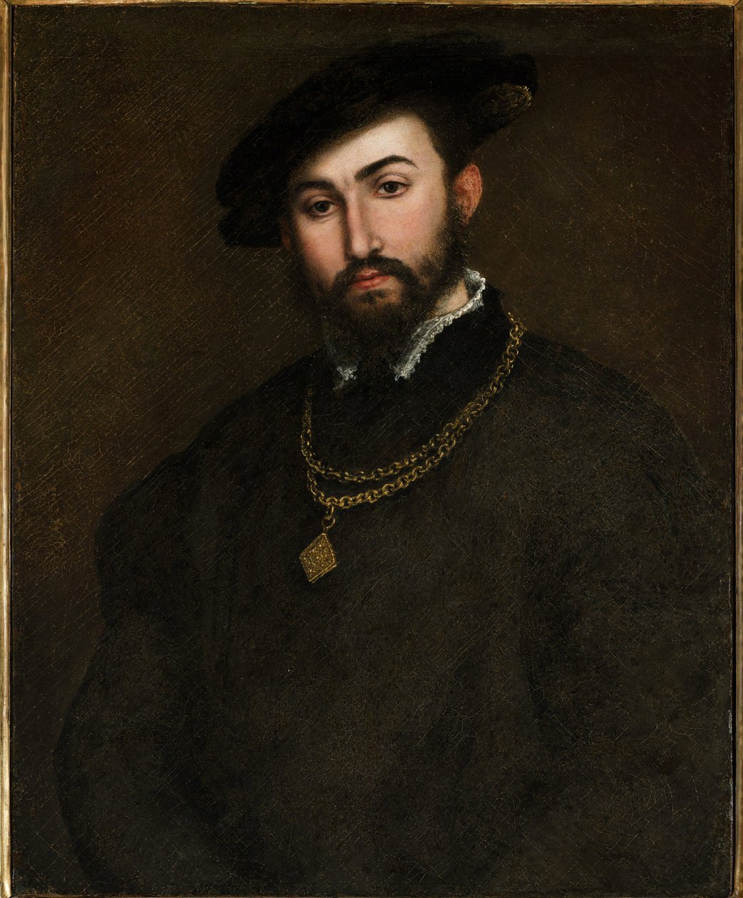 Portrett av Girolamo degli Azzoni Avogaro (1467-1519) av Lotto, Lorenzo (1480-1556). Olje på lerret, størrelse: 67x52, første halvdel av 1500-tallet, Fondazione Cini, Venezia av Lorenzo Lotto