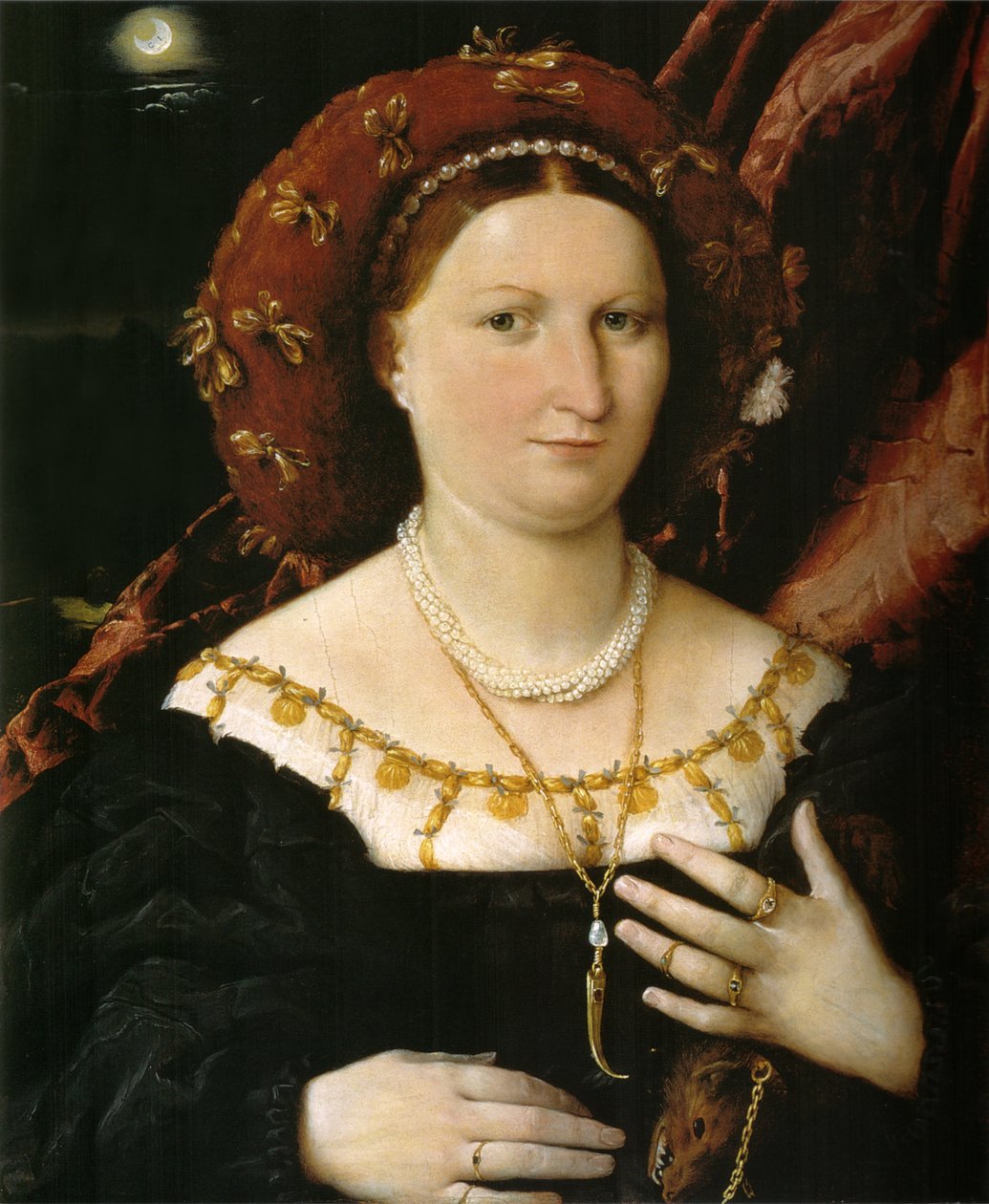 Portrett av Lucina Brembati av Lorenzo Lotto
