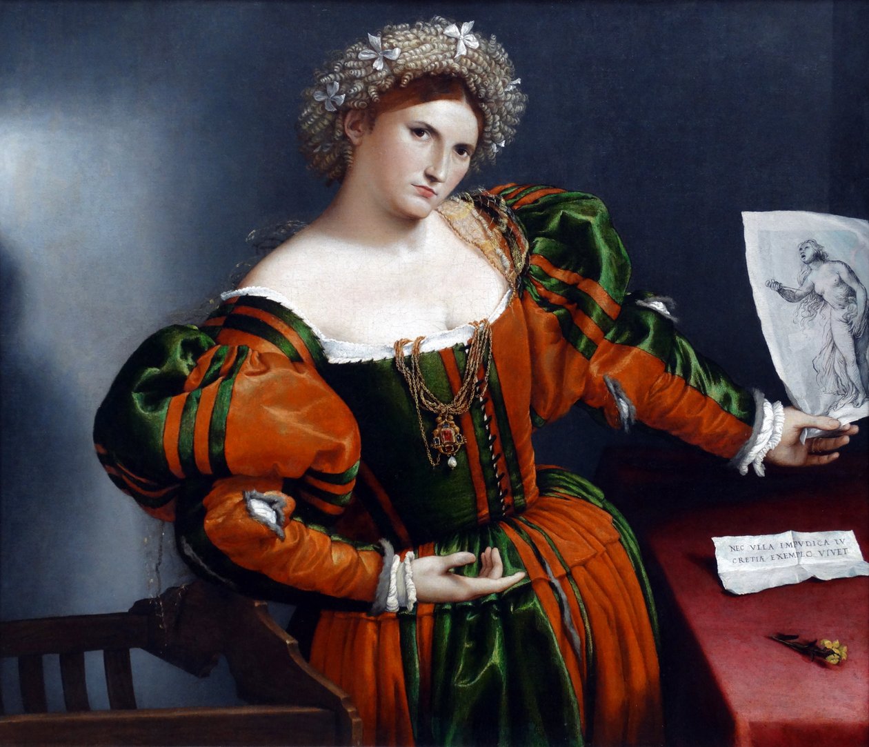 Portrait of a Woman inspirert av Lucretia