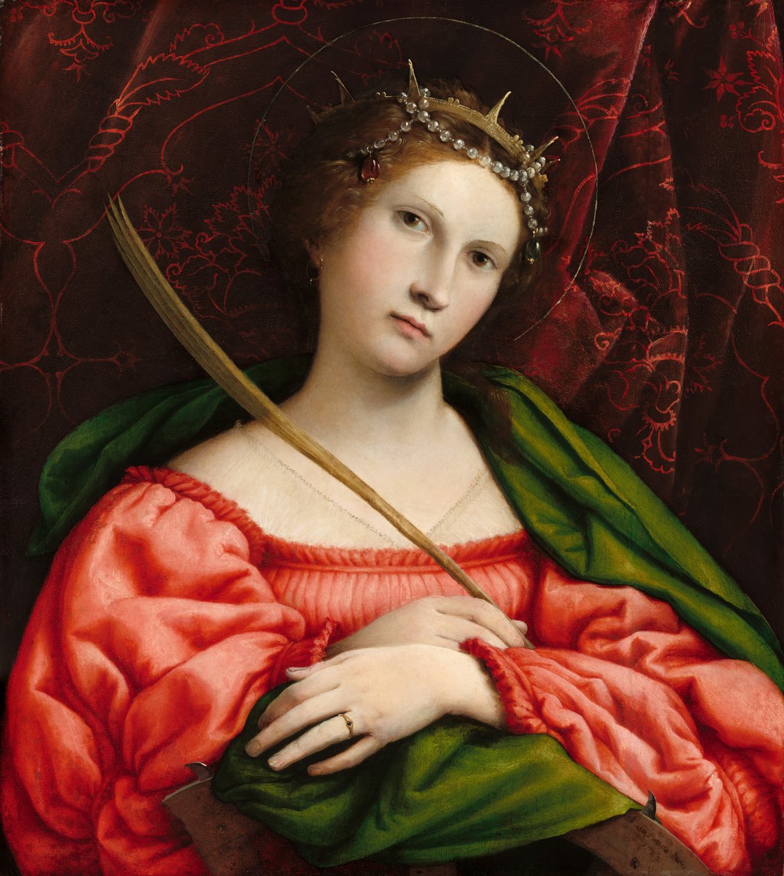 Saint Catherine av Lorenzo Lotto