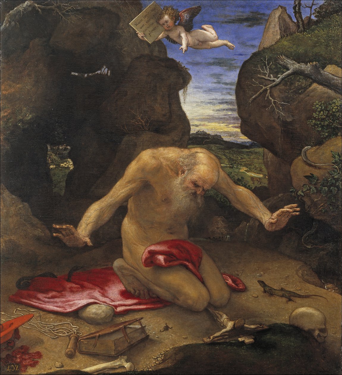 Den hellige Jerome av Lorenzo Lotto