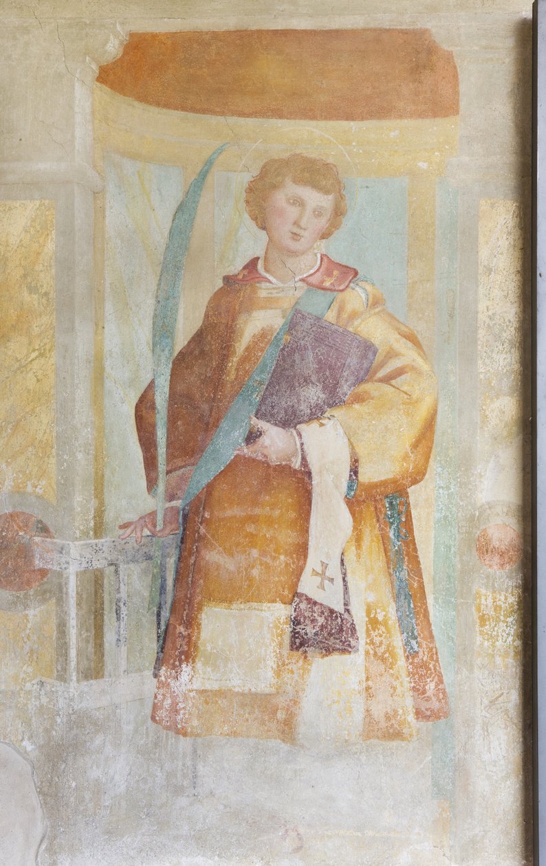 Saint Lawrence, ca. 1525 av Lorenzo Lotto