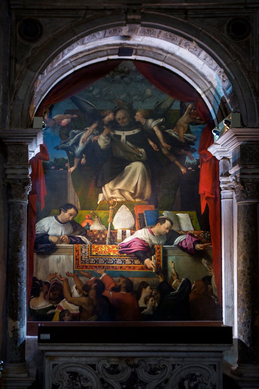 St. Antonino donasjon av Lorenzo Lotto