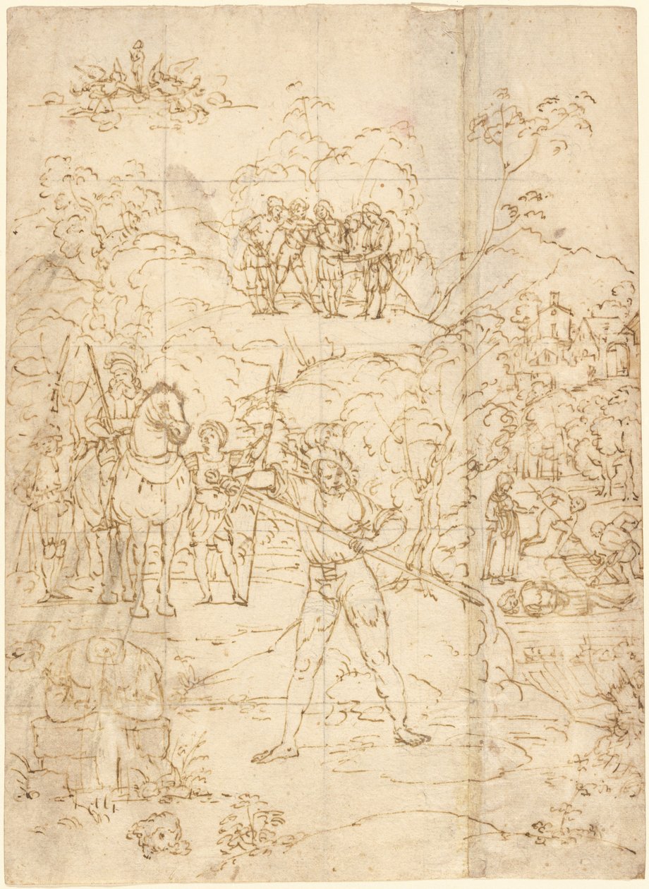 Martyrdommen til den hellige Alexander av Bergamo av Lorenzo Lotto