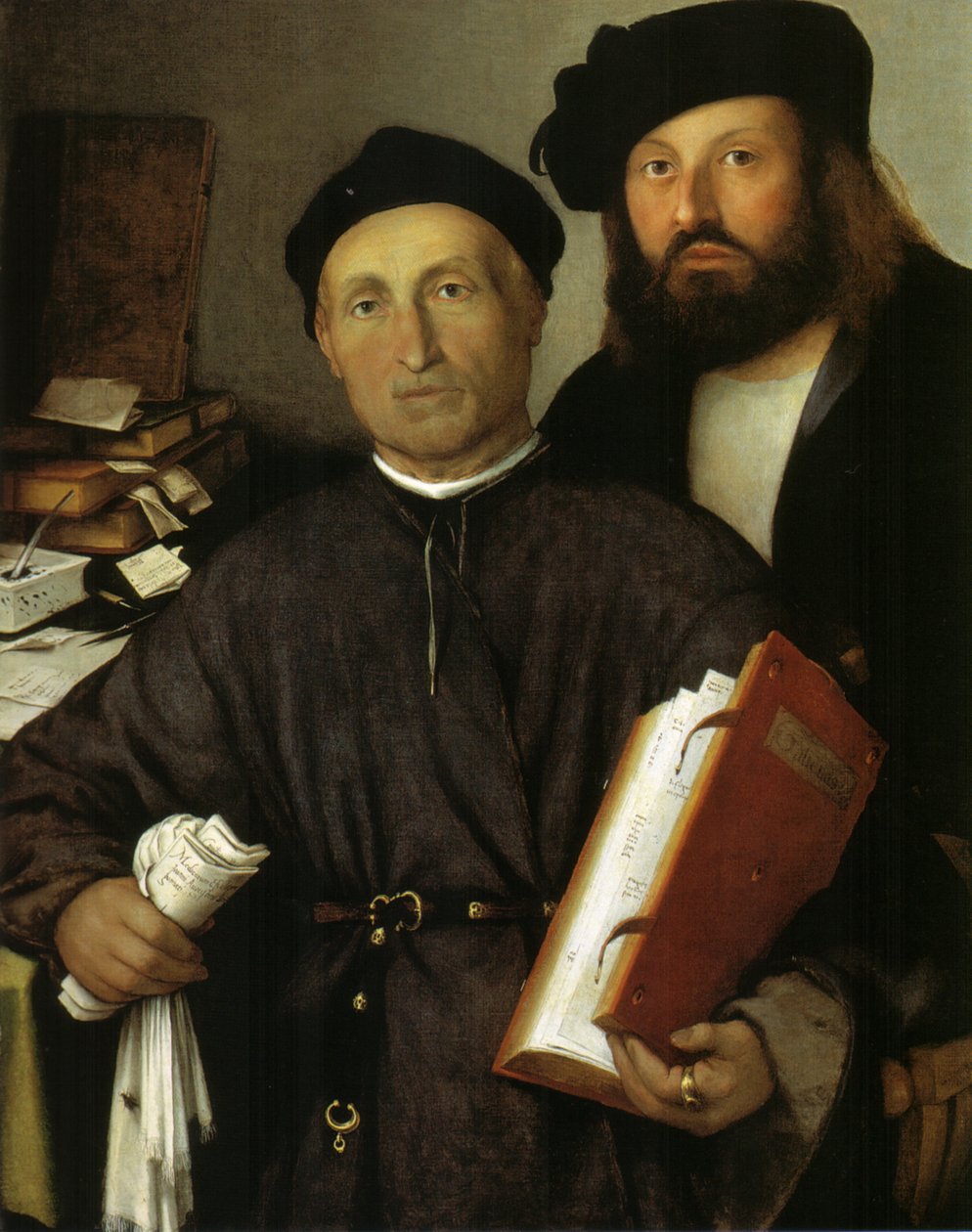 Legen Giovanni Agostino della Torre og hans sønn, Niccolò, ca. 1515 (olje på lerret) av Lorenzo Lotto