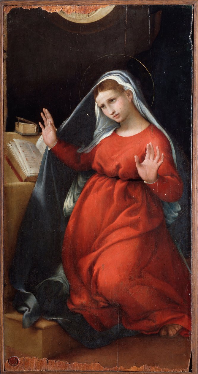 Bebudelsens jomfru - maleri av Lorenzo Lotto