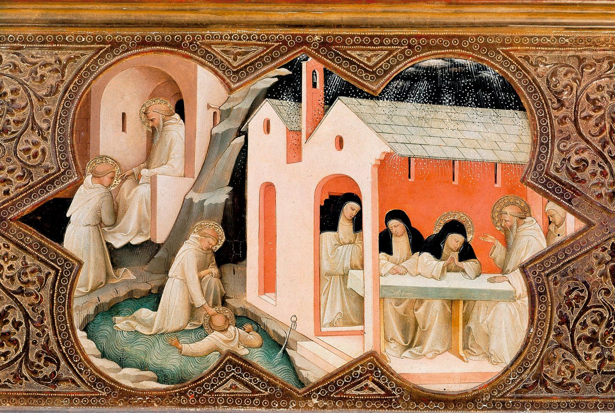 Altertavle av Jomfruens kroning av Lorenzo Monaco