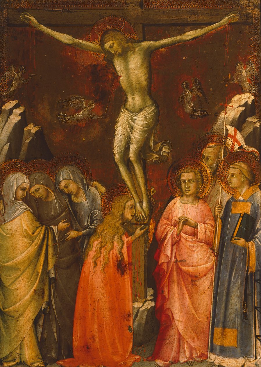 Crucifixion, av Lorenzo Monaco (cirka 1370-1425) av Lorenzo Monaco