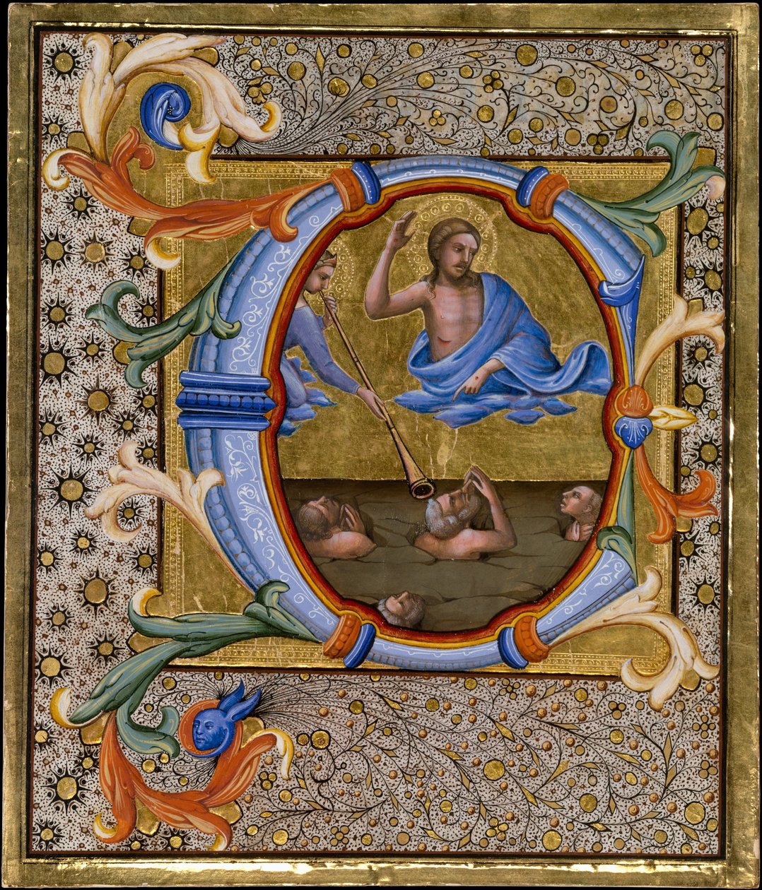 Siste dom i en innledende C, ca. 1406-7. av Lorenzo Monaco