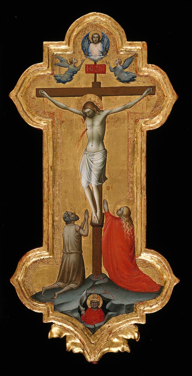 Prosesjonskors med Saint Mary Magdalene og en velsignet eremitt, 139295. av Lorenzo Monaco