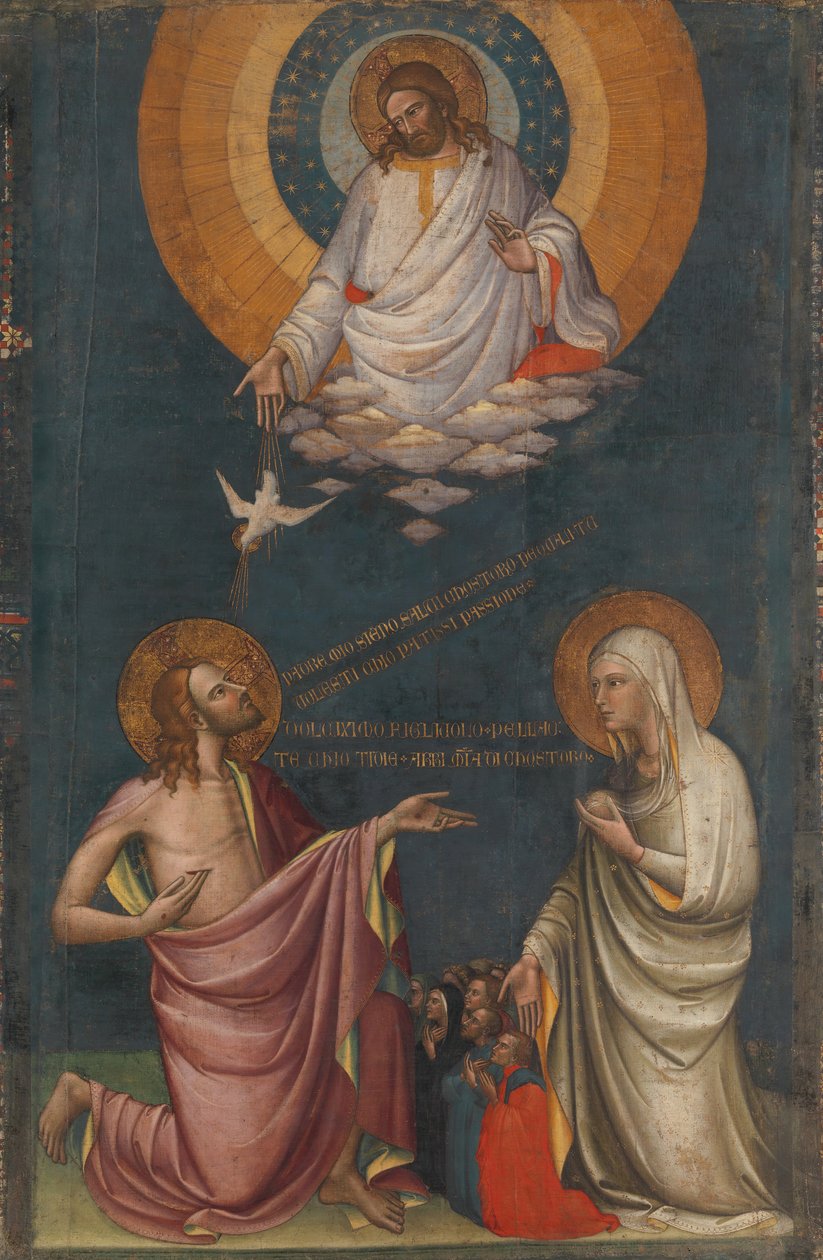 Kristi og jomfruens forbønn, før 1402. av Lorenzo Monaco