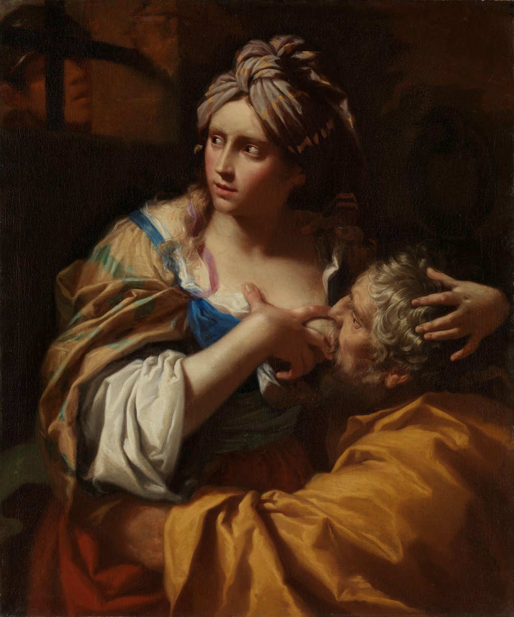 Roman Charity, ca. 1670 (olje på lerret) av Lorenzo Pasinelli