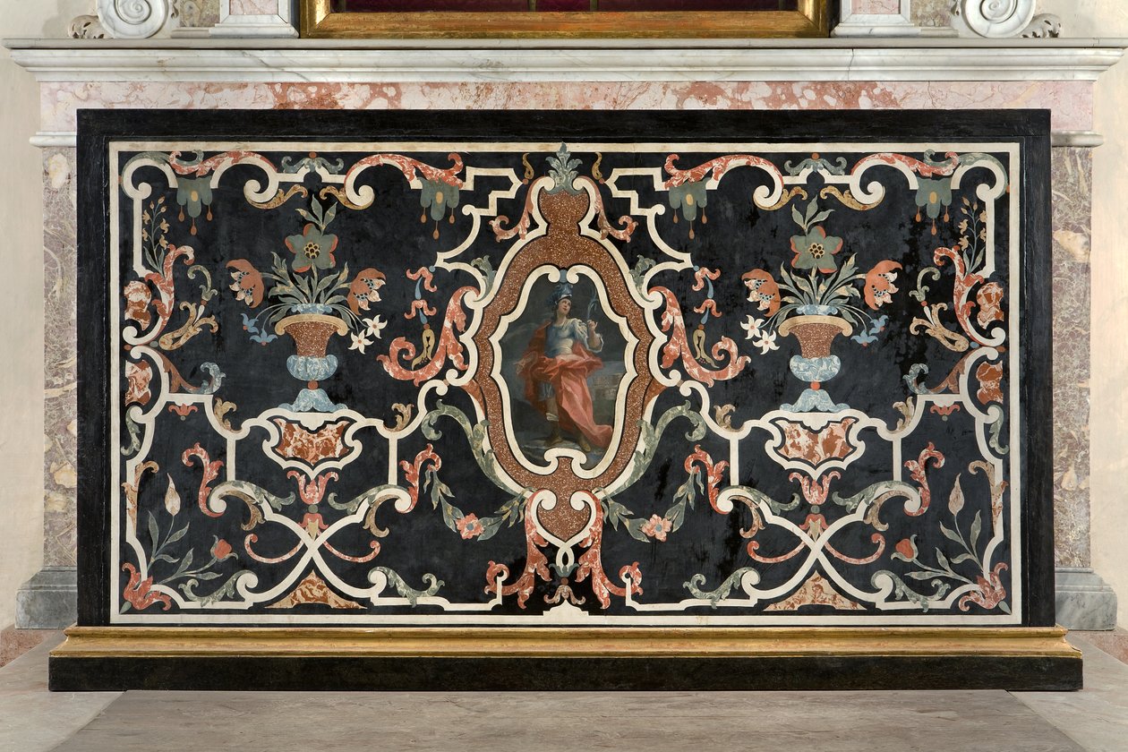 Antepedium dedikert til Saint Charles av Lorenzo Retti