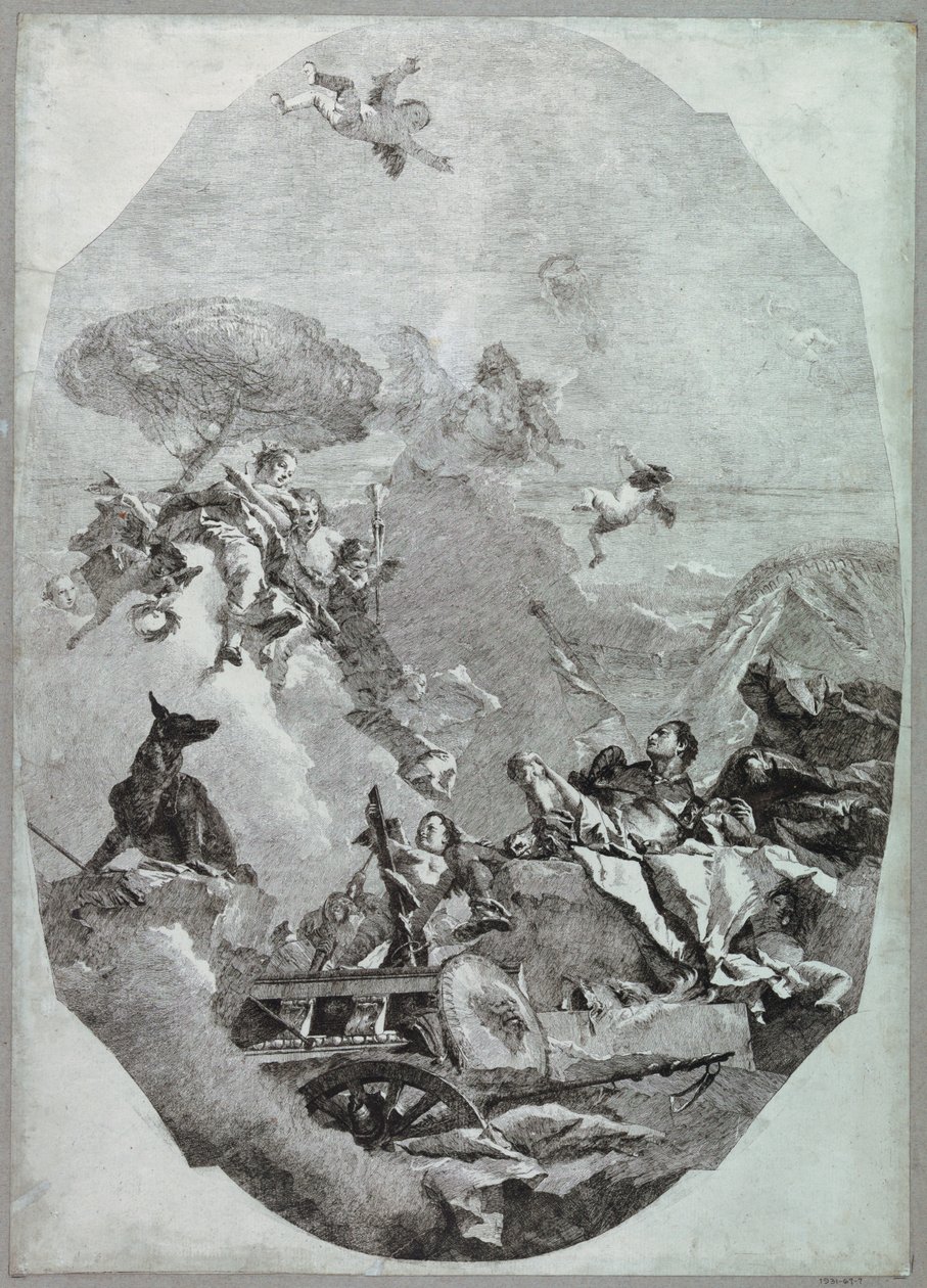 Mars triumf av Lorenzo Tiepolo
