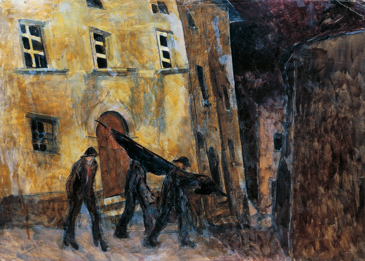 Begravelse av en anarkist av Lorenzo Viani