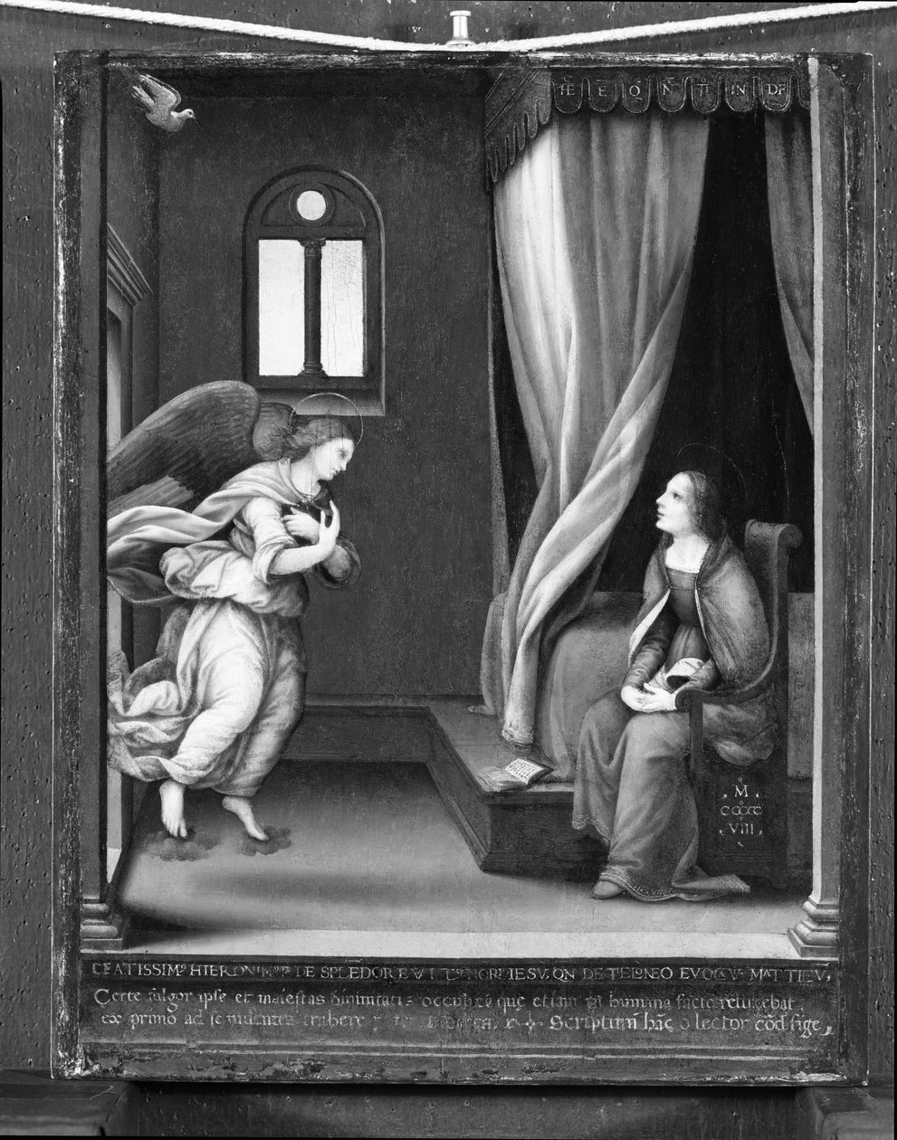 Bebudelsen, ca. 1508 av Lorenzo di Credi