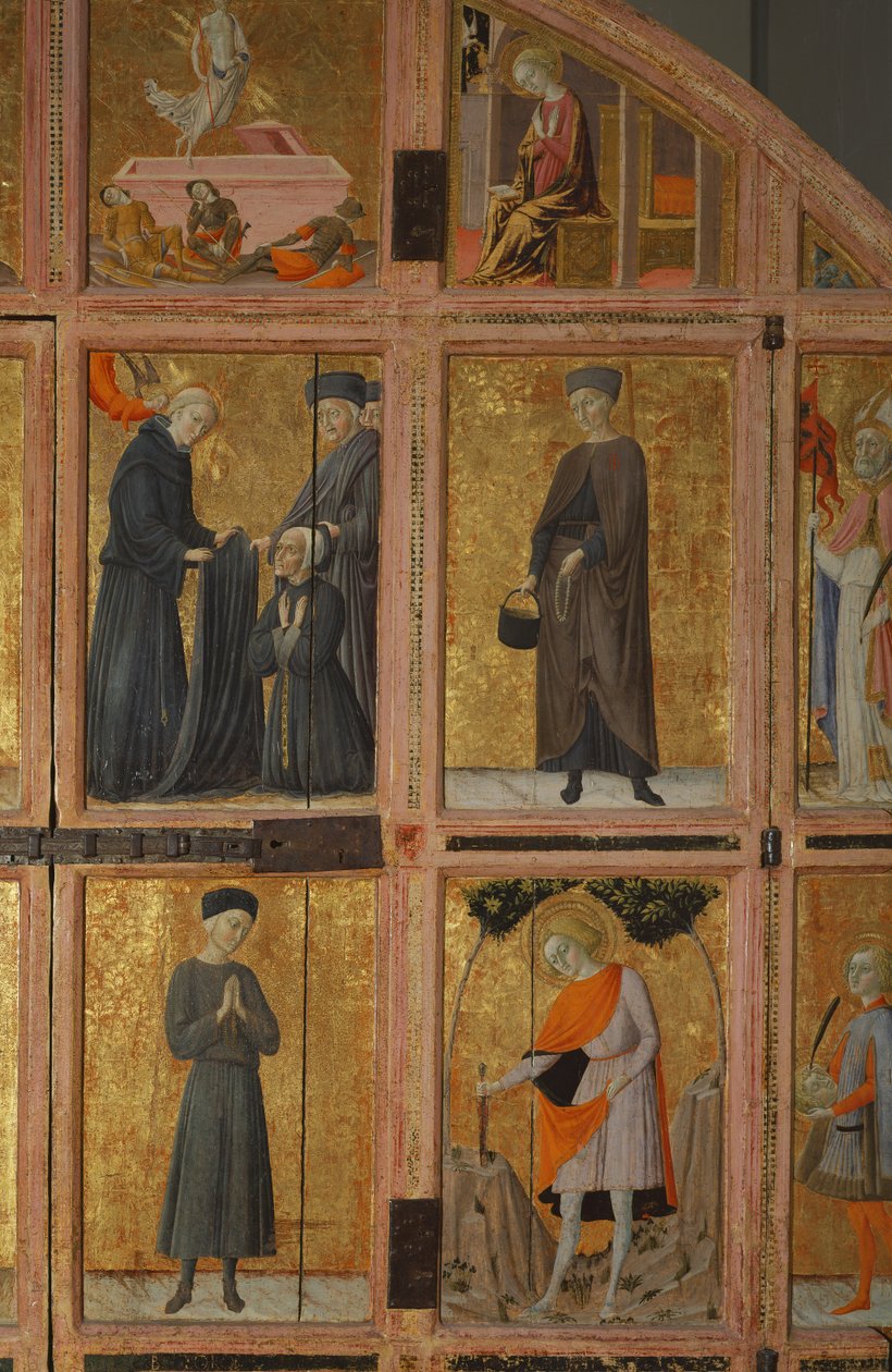 Dører til relikvieskrinet til Santa Maria della Scala av Lorenzo di Pietro Vecchietta