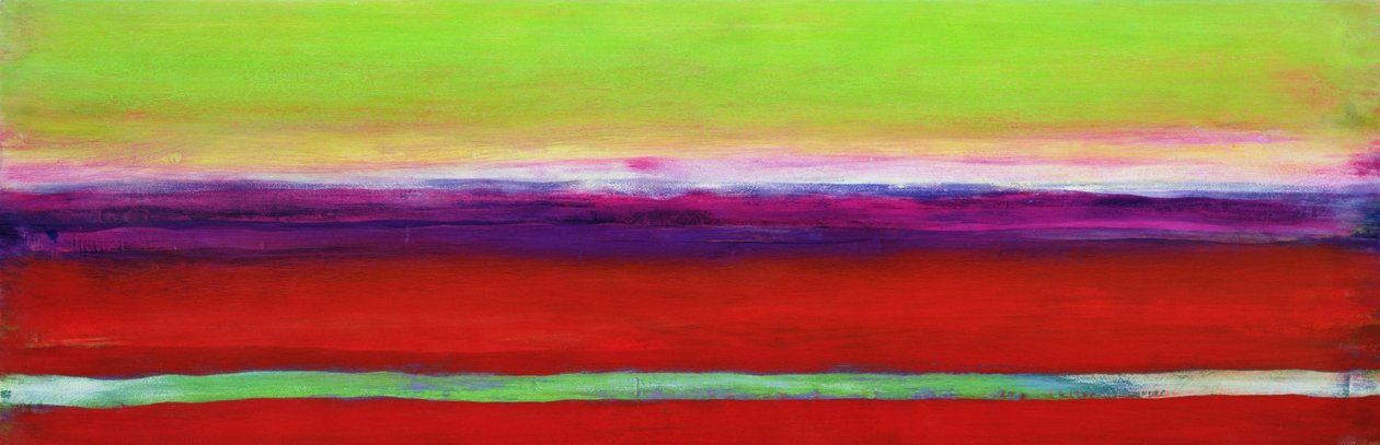 Zanja, 2000 (olje og skjellakk på gesso på trepanel) av Lou Gibbs