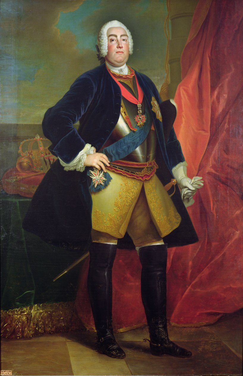 Frederick Augustus II (1696-1763) kurfyrst av Sachsen av Louis de Silvestre
