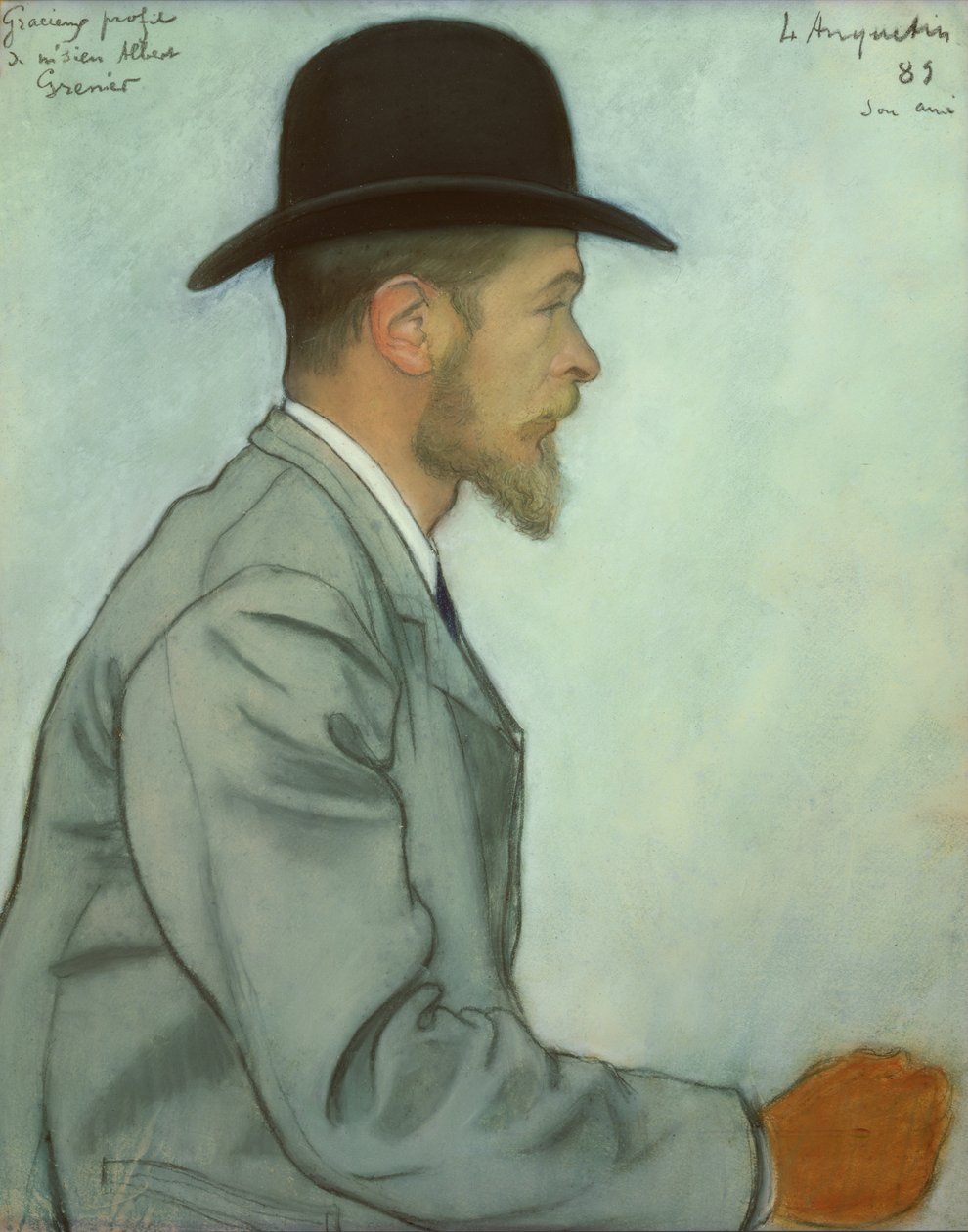 Albert Anquetin, 1885 (pastell) av Louis Anquetin