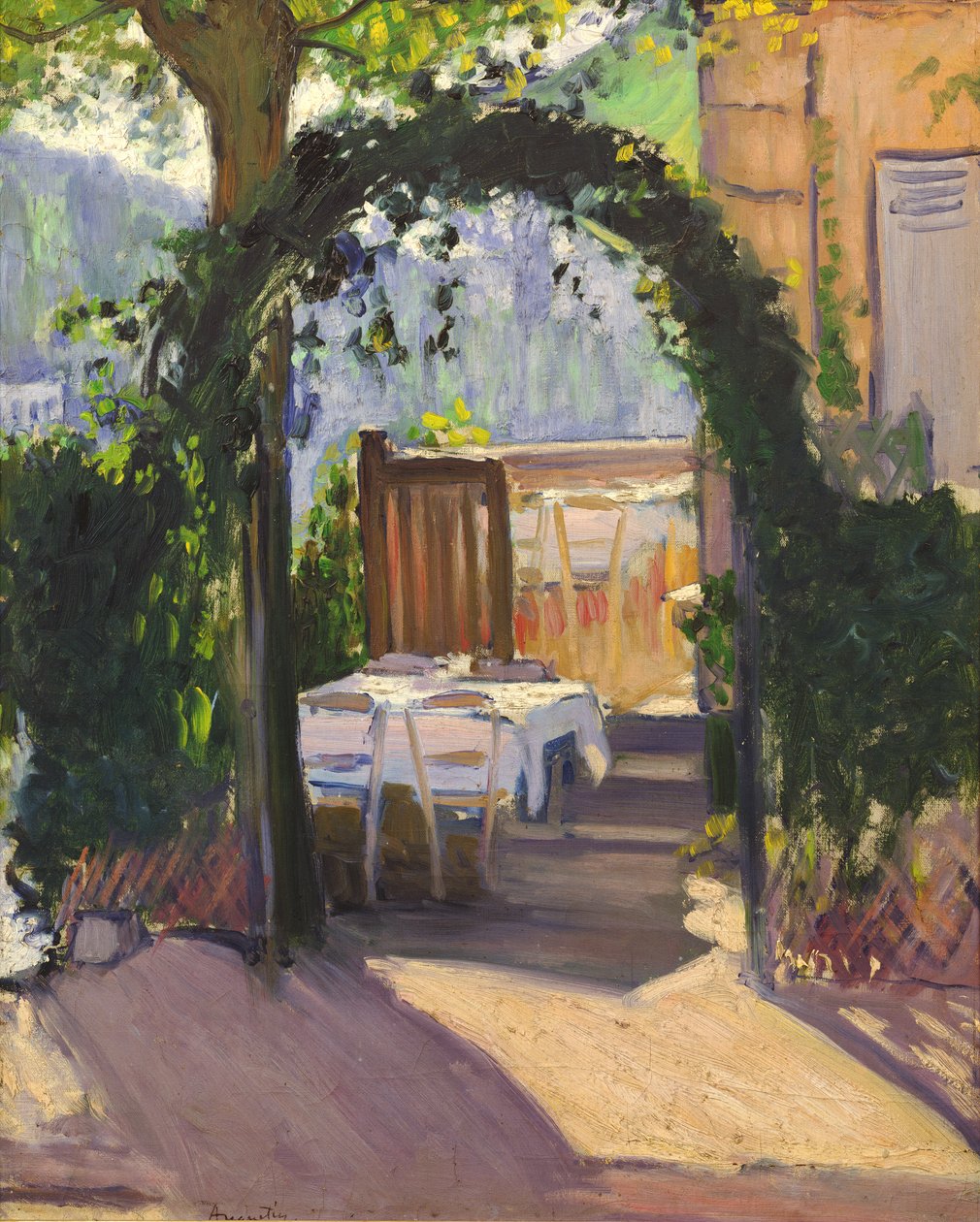 The Arbour, ca. 1886 av Louis Anquetin