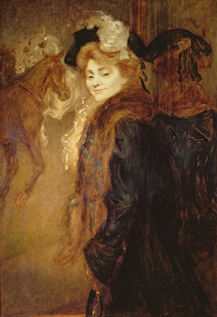 Kvinne i gaten, 1890 av Louis Anquetin