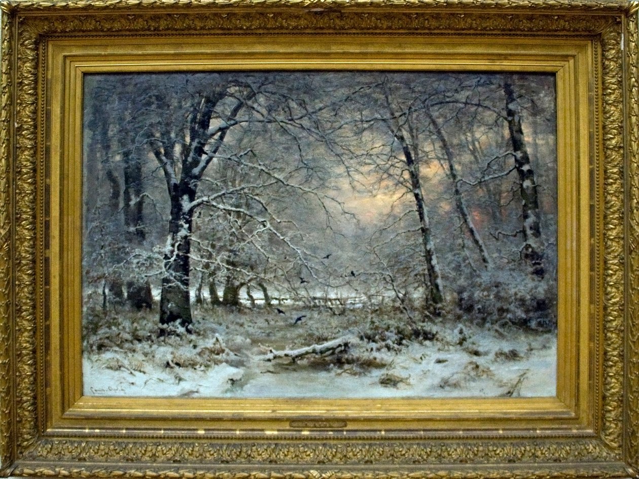 Skog om vinteren av Louis Apol