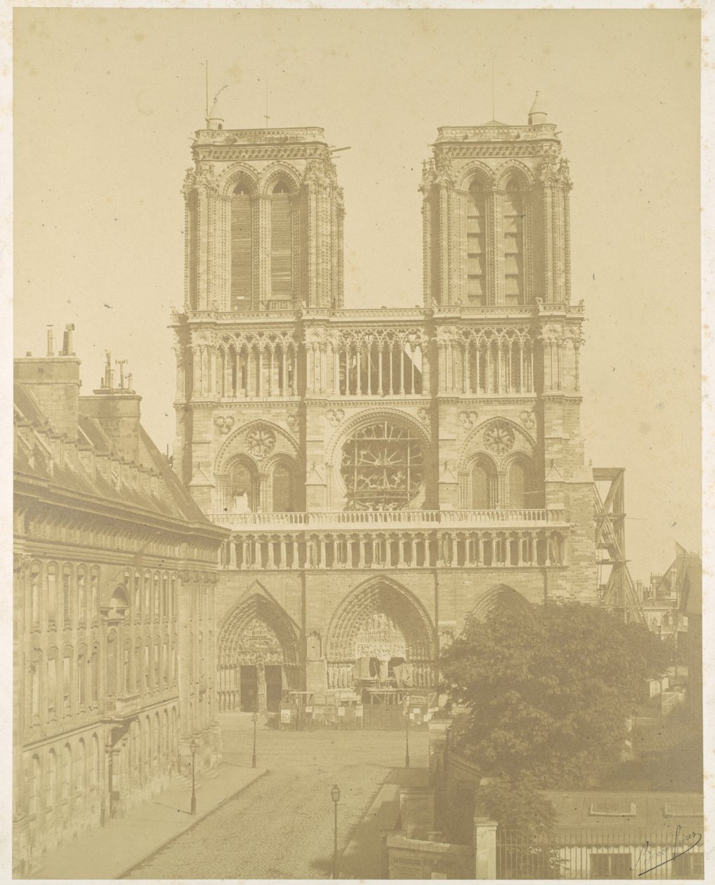 Notre Dame, Paris av Louis Auguste Bisson