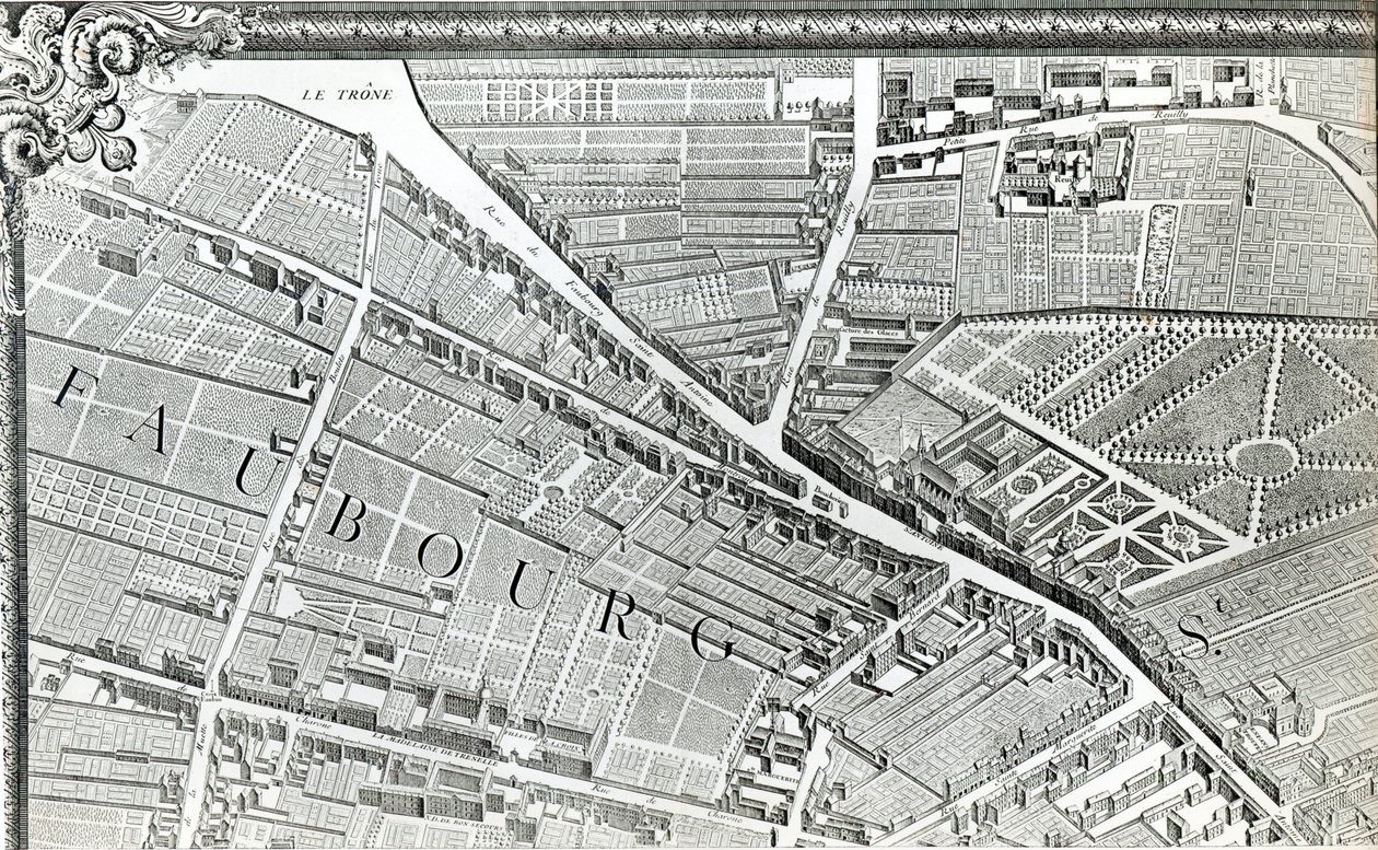 Plan av Paris, kjent som 