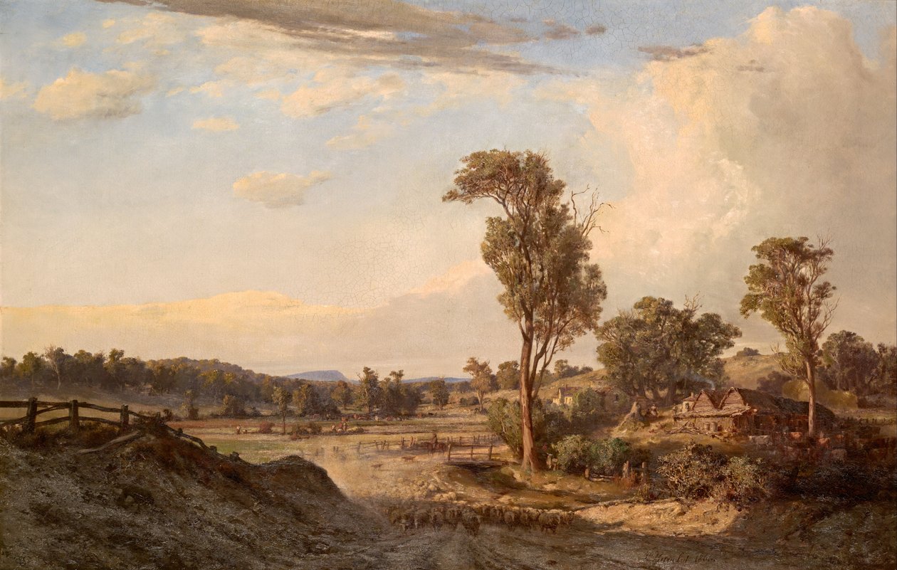 Sommer ettermiddag, Templestowe av Louis Buvelot