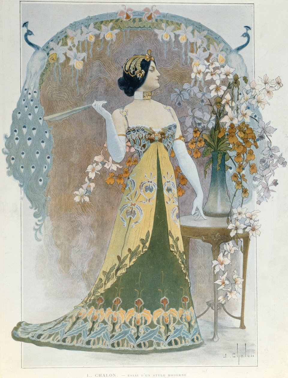 Essay om en moderne stil, ca. 1899 av Louis Chalon