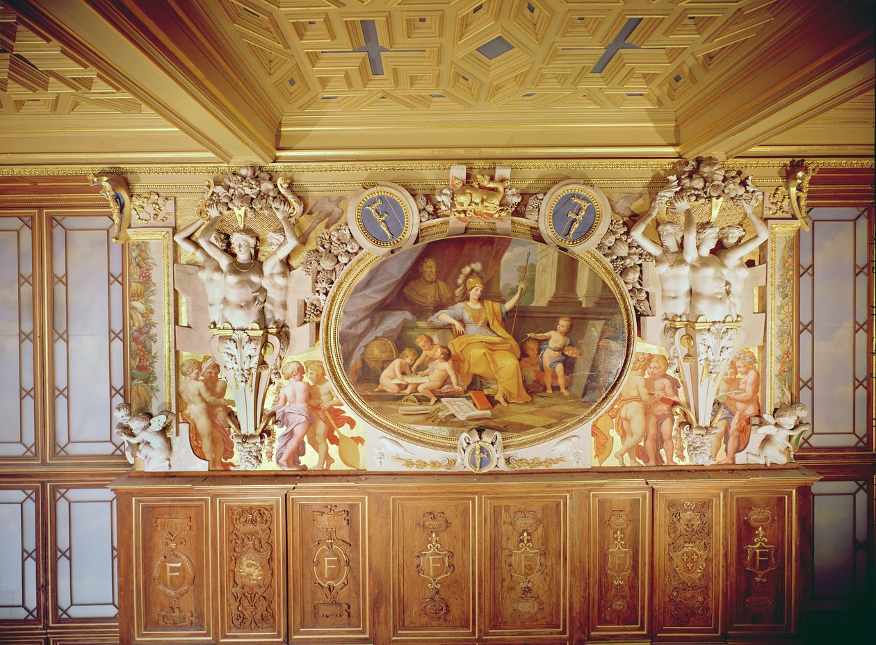 Galerie François I, Fresco som skildrer 