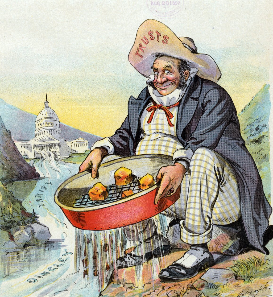 Bedre enn Klondike!, 1897 av Louis Dalrymple