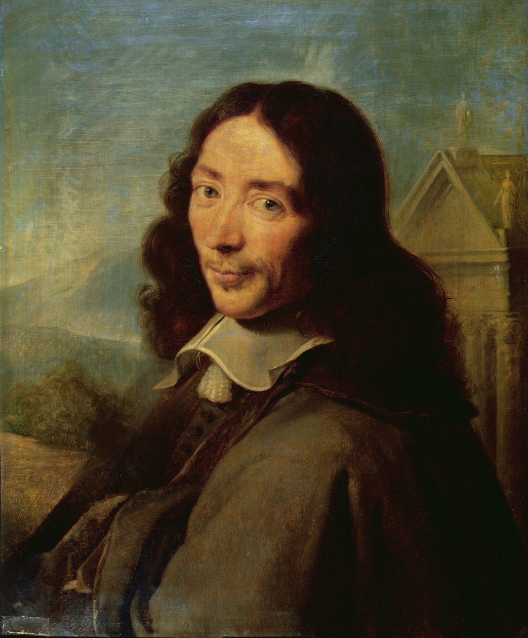 Claude Perrault (1613-88) etter Philippe de Champaigne av Edouard Riou