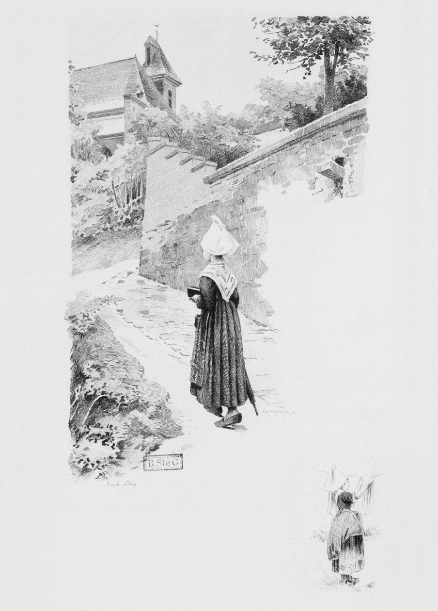 Tjeneren Felicite, illustrasjon fra 