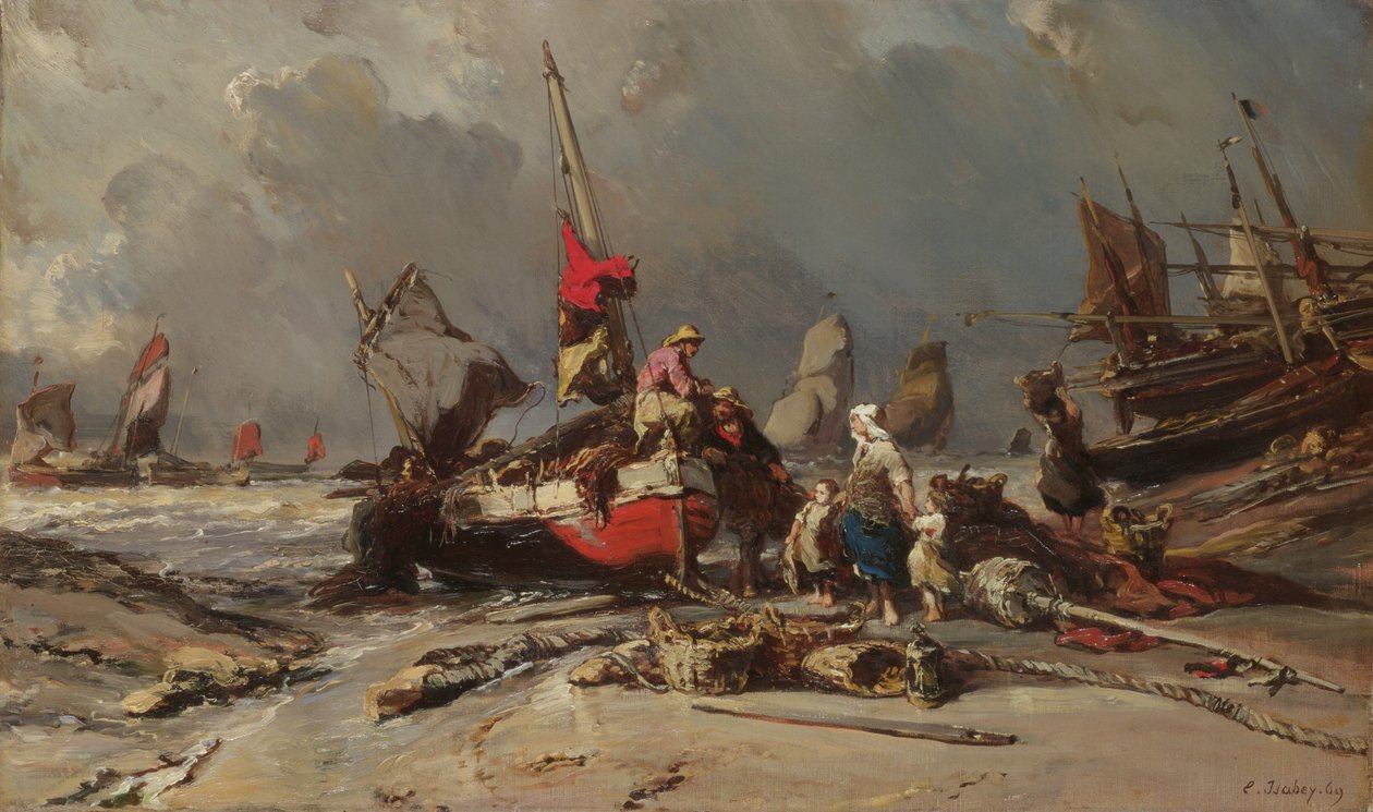 Etter stormen, 1869 av Eugene Isabey