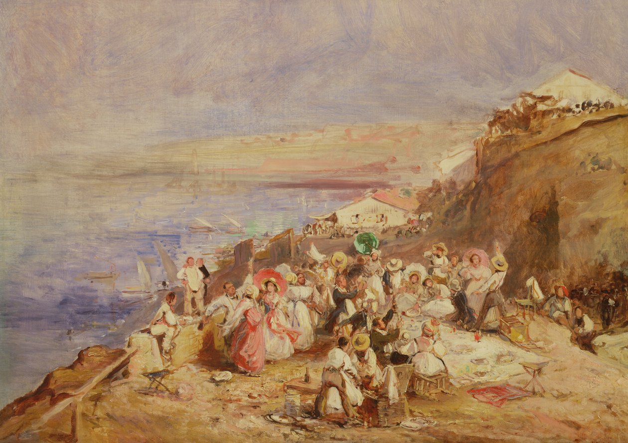 Kunstnerlunsj av Eugene Isabey
