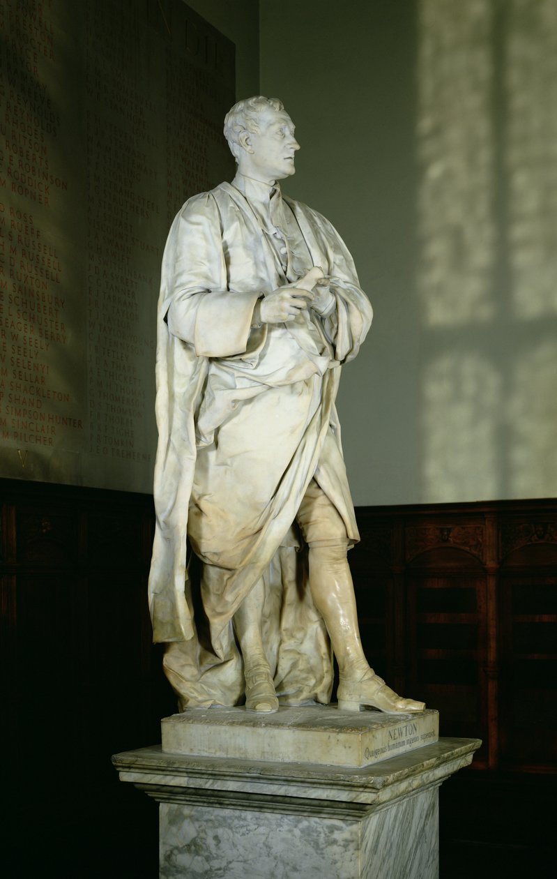 Sir Isaac Newton (1642-1727) (marmor) av Louis Francois Roubillac