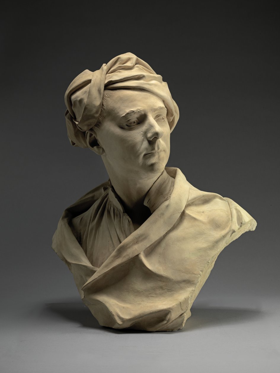Byste av en mann, sannsynligvis Francis Hayman, ca. 1750 (terrakotta) av Louis Francois Roubilliac