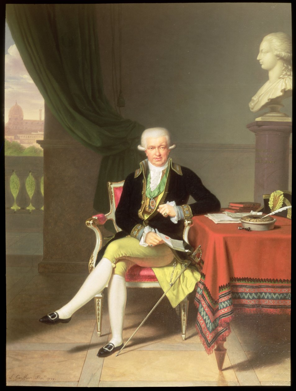 Et portrett av Johan Claes Lagersvard (1756-1863), 1799 av Louis Gauffier