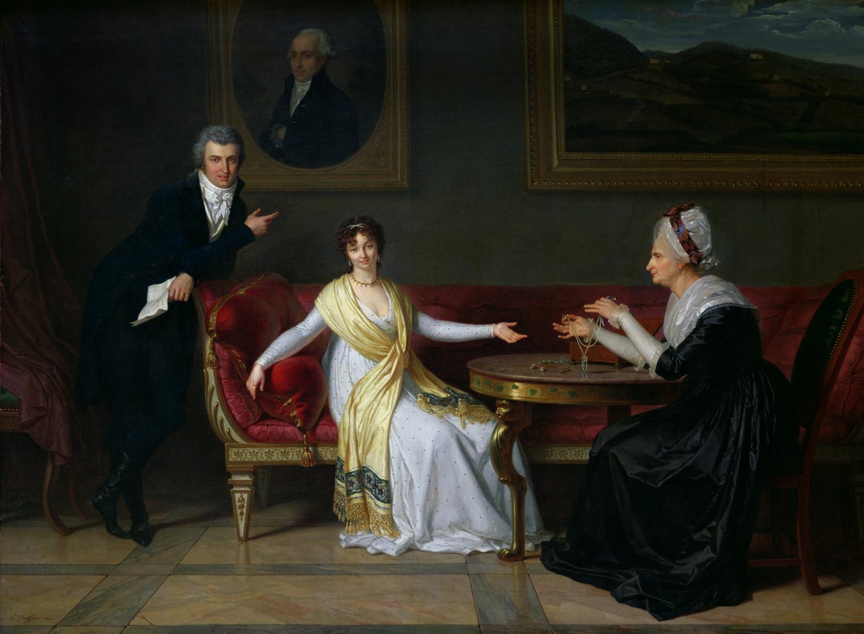 Salucci-familien, 1800 av Louis Gauffier
