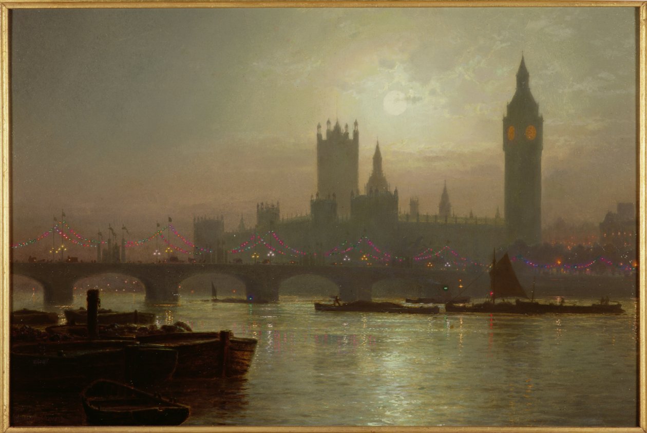 Westminster Bridge av Louis Grimshaw