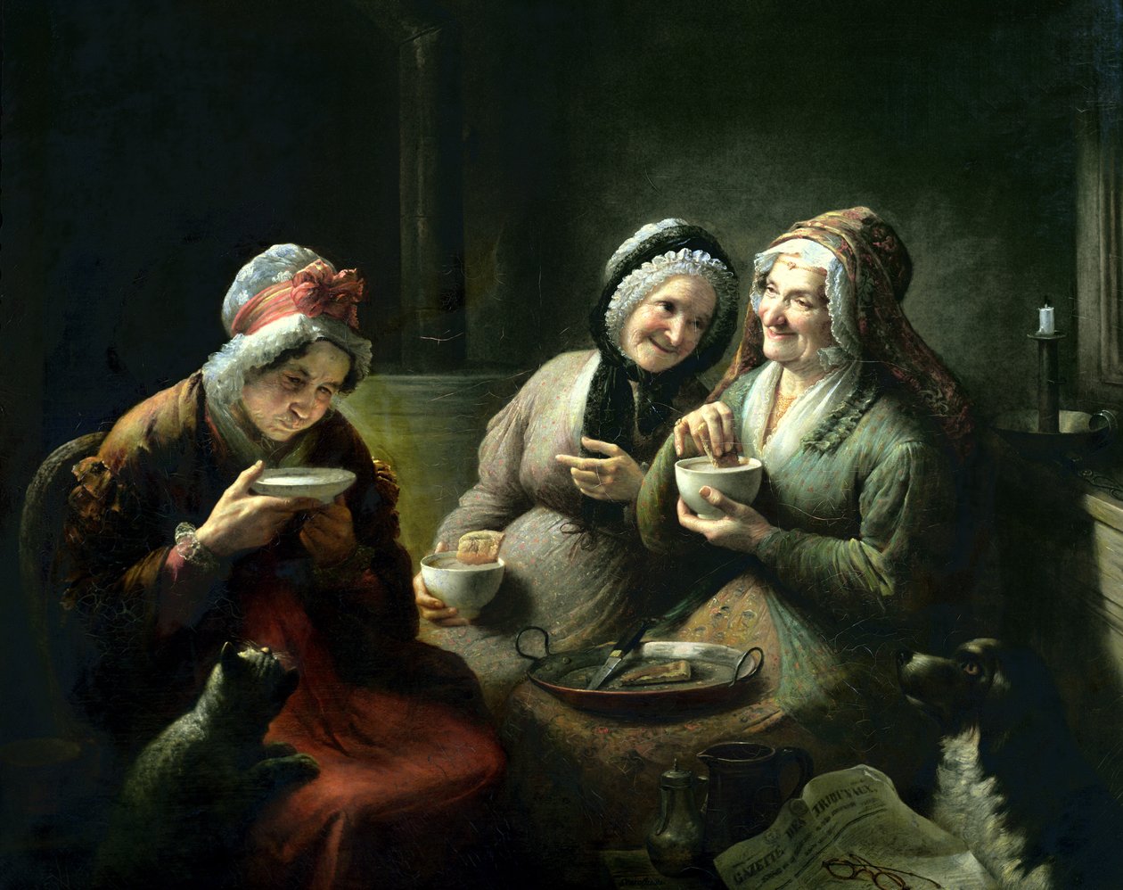 De tre sladderene av Louis Grosclaude