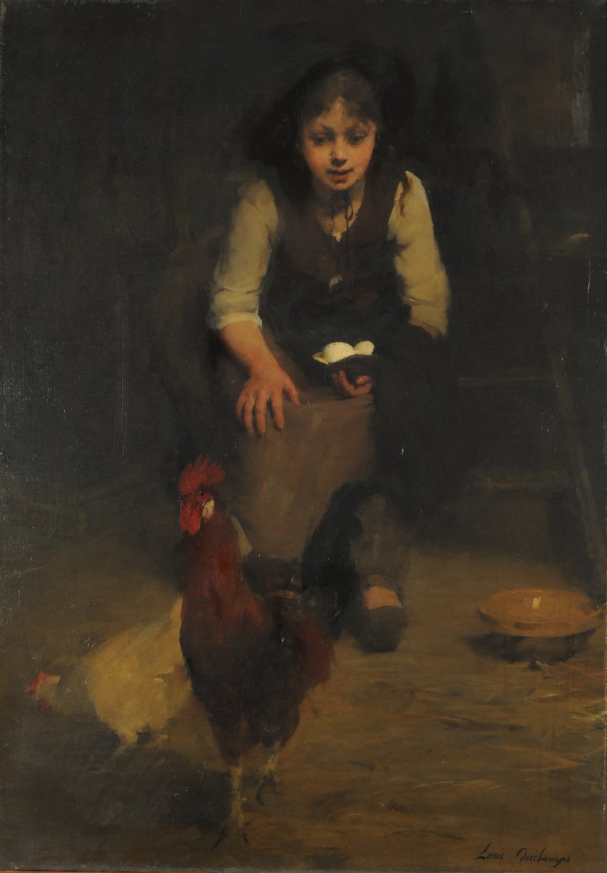På hønsehuset av Louis Henri Deschamps