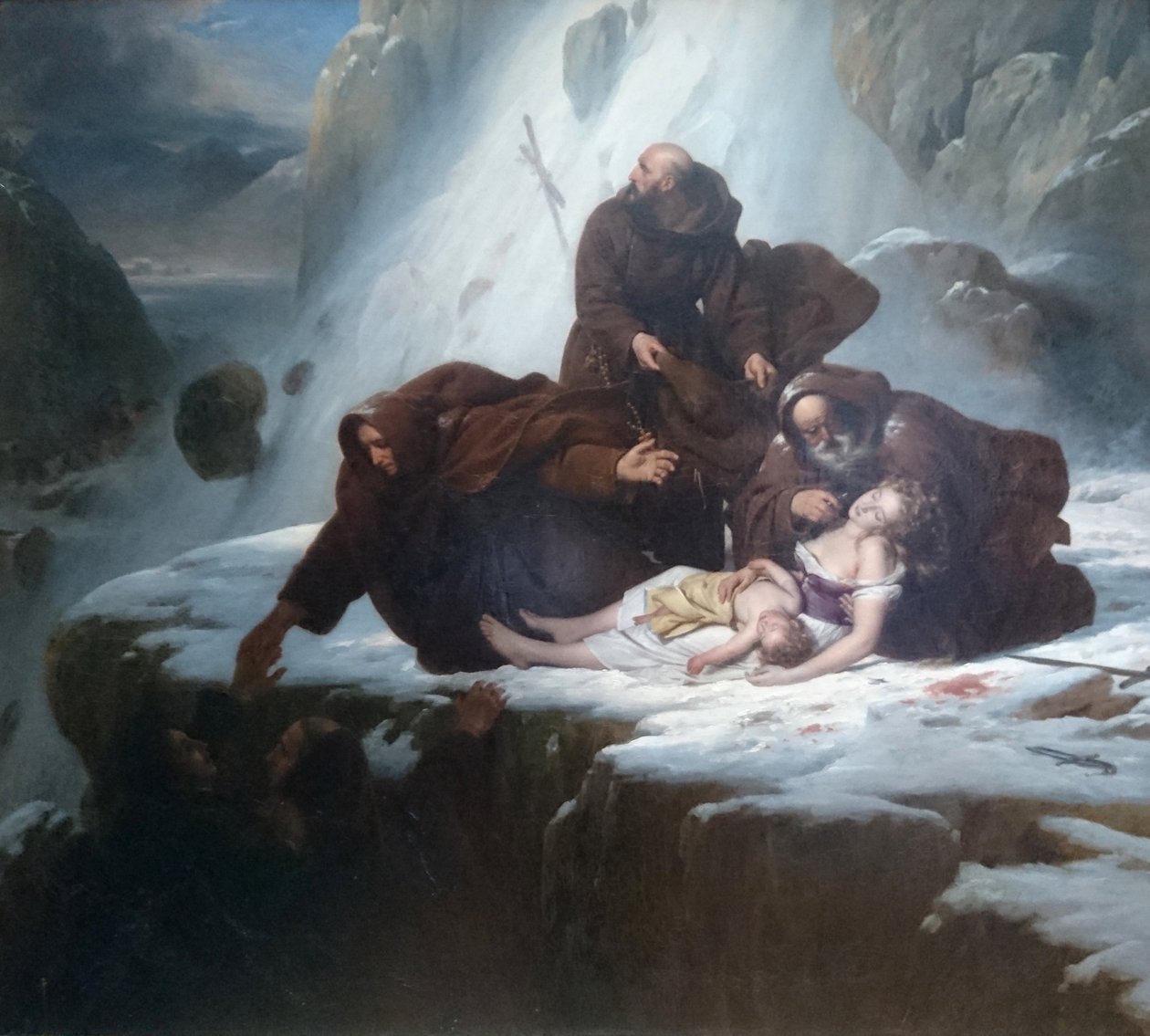 De religiøse fra Mount Saint-Gothard av Louise Marie Jeanne Hersent