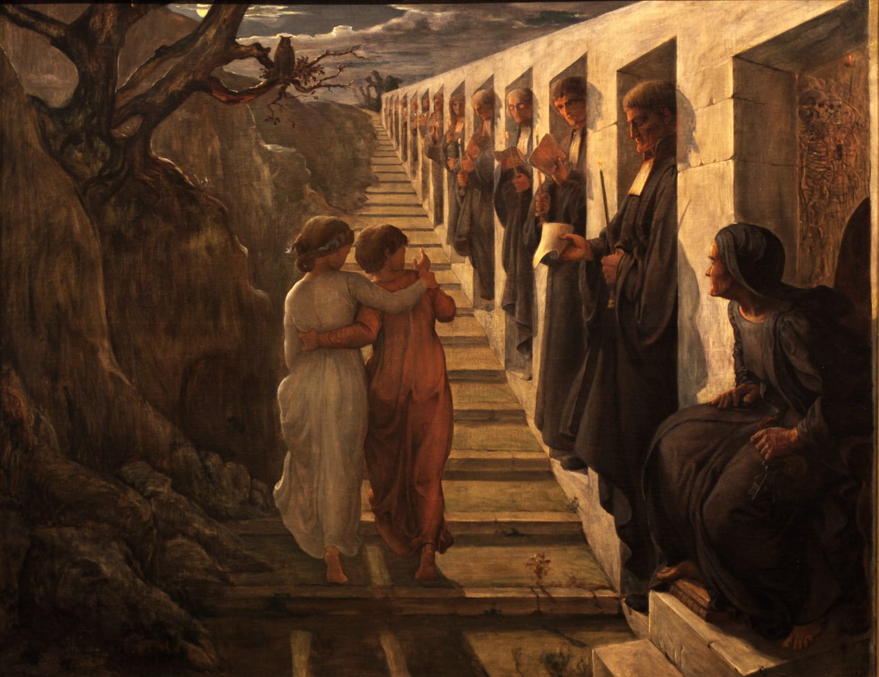 Sjelens dikt - Dårlig sti av Louis Janmot